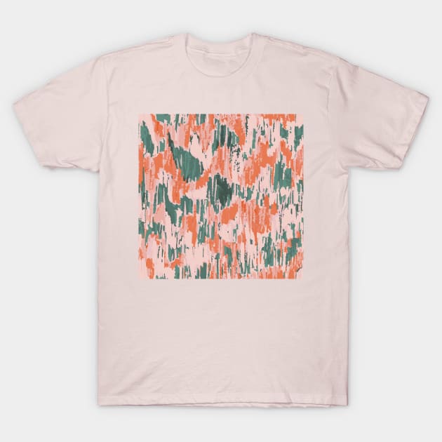 Green and orange spots T-Shirt by marufemia